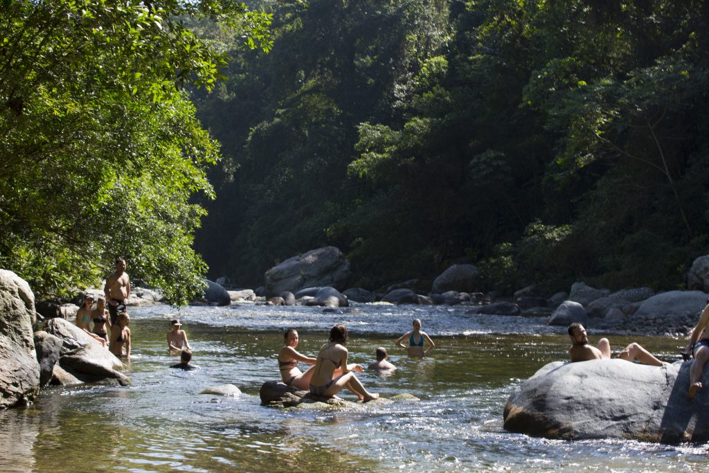 la ciudad perdida expotur colombia. rio buritaca