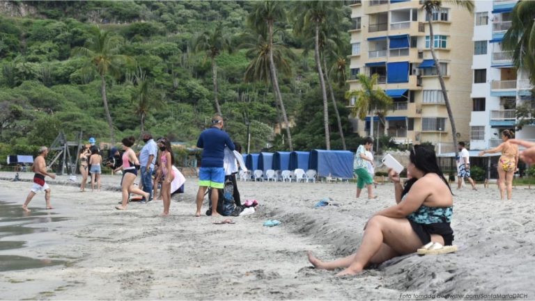 Ir a las playas en Santa Marta después de la cuarentena