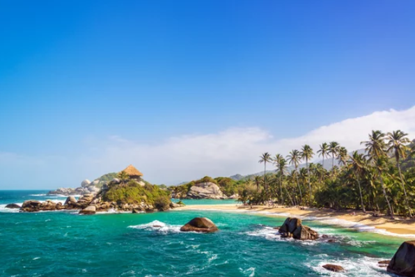 Tayrona natural park in Colombia