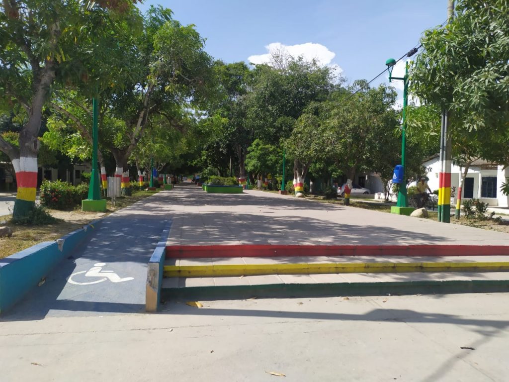Parque de la Plaza en Aracataca