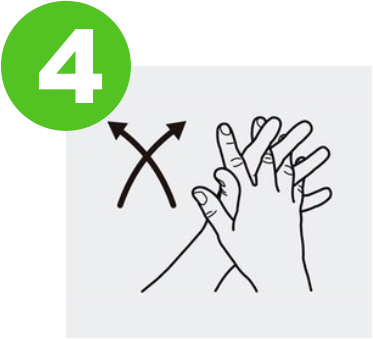 blog lavarse las manos para prevenir el covid-19 expotur. Entrelaza las manos